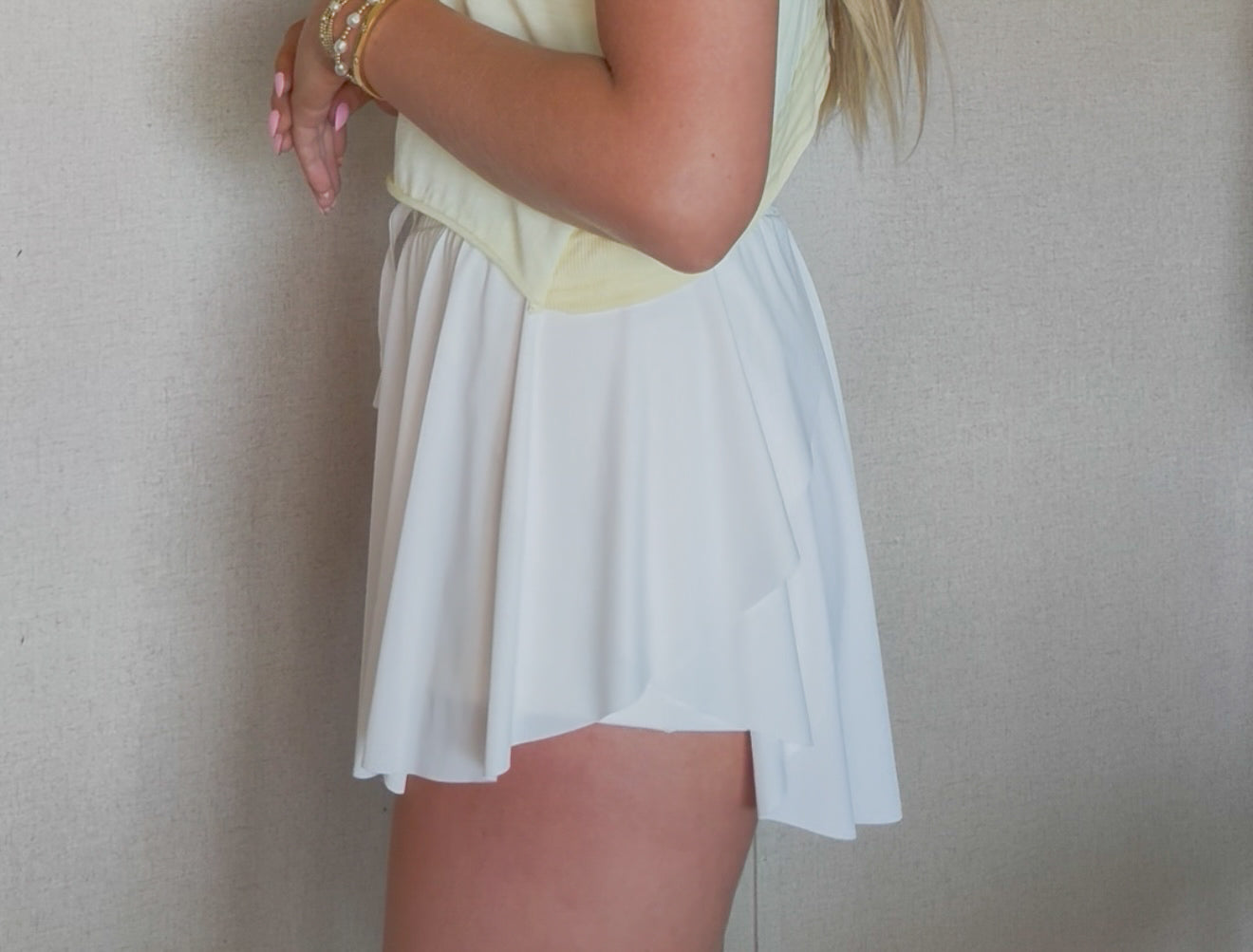 White Flow Skirt