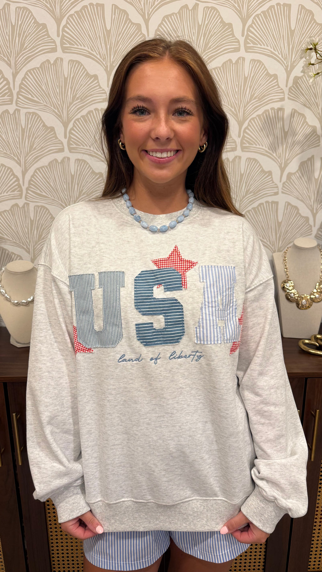 USA Patchwork Sweatshirt