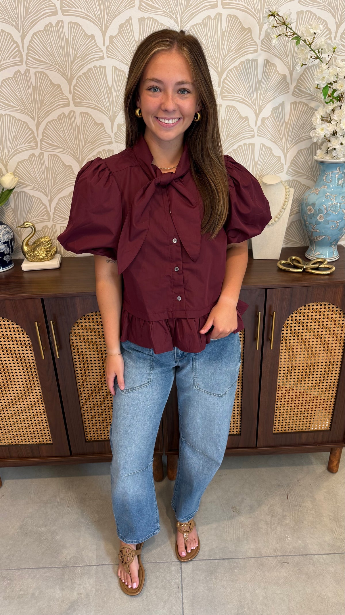 Burgundy Belle Top