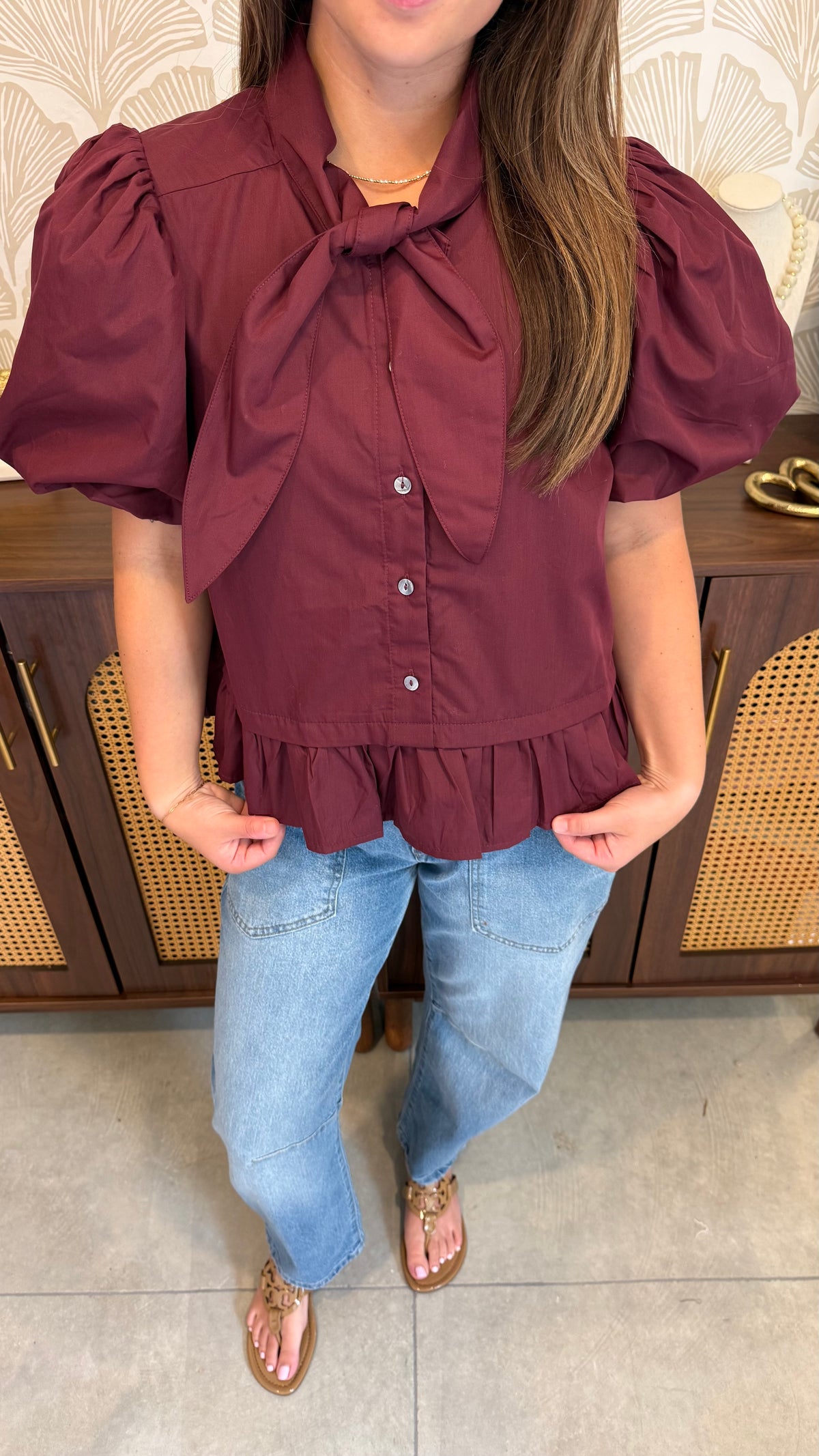 Burgundy Belle Top