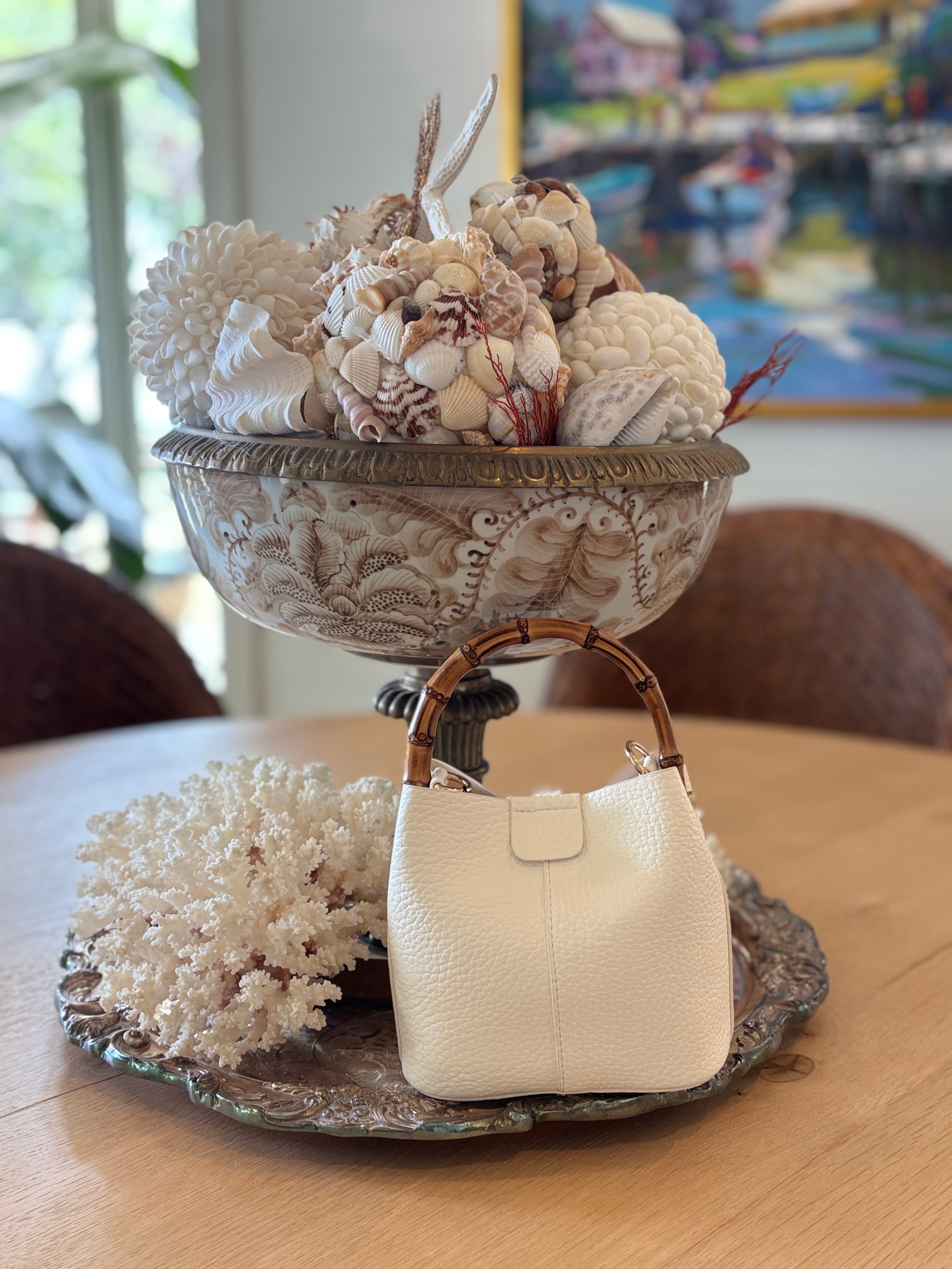 Bamboo Bucket Bag