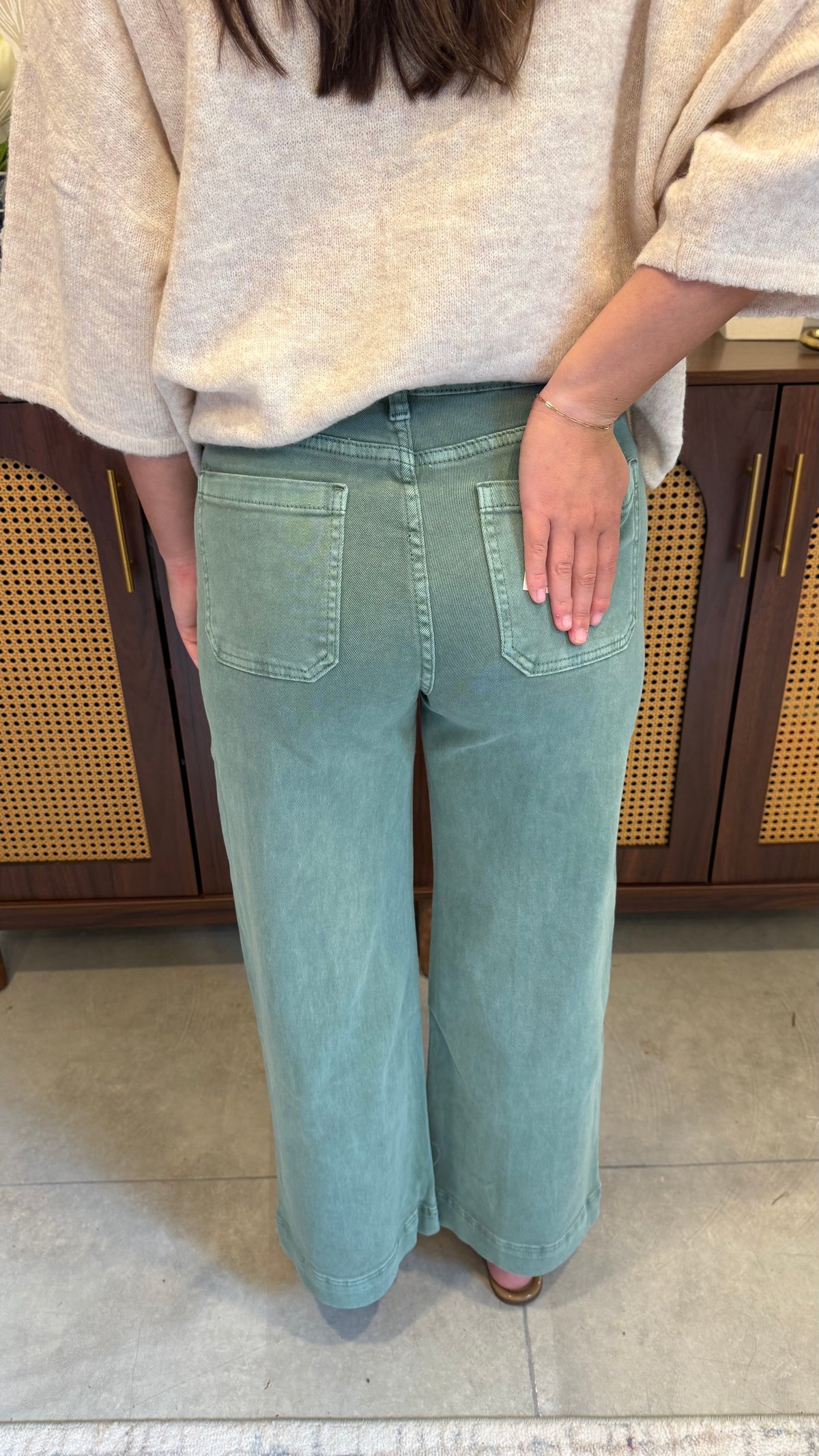 Olive Grove Jeans