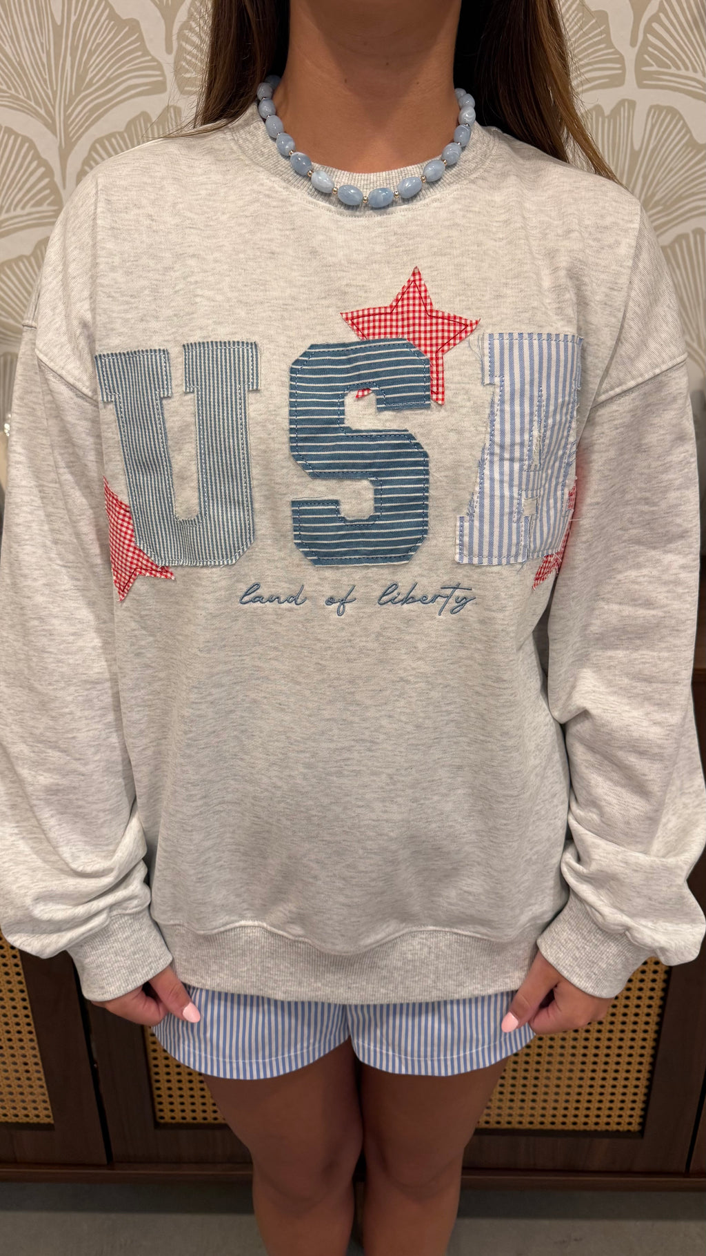 USA Patchwork Sweatshirt