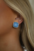 Blue Stone Earrings