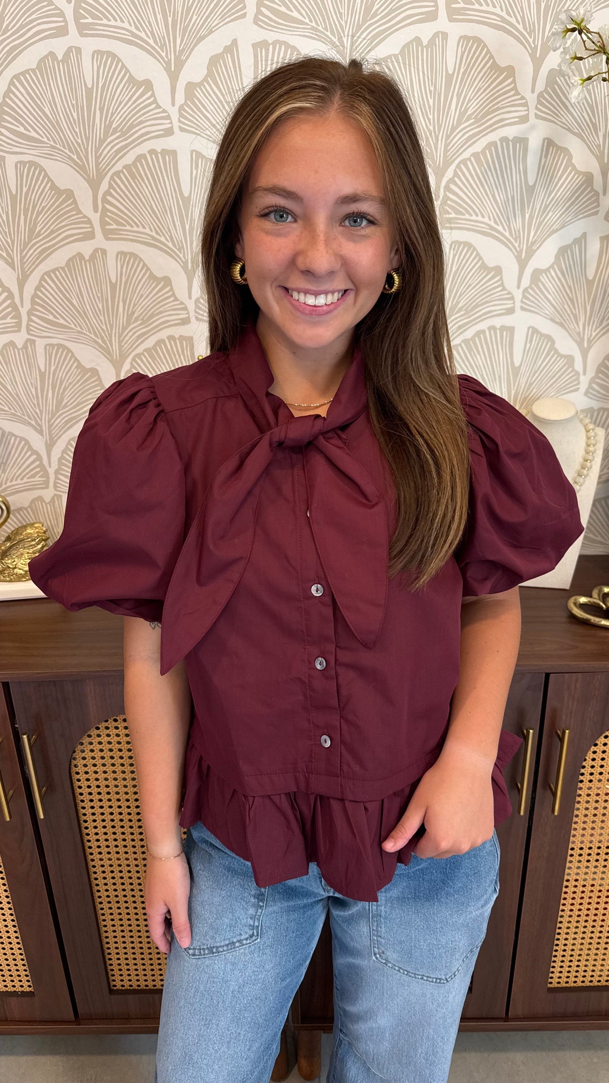 Burgundy Belle Top
