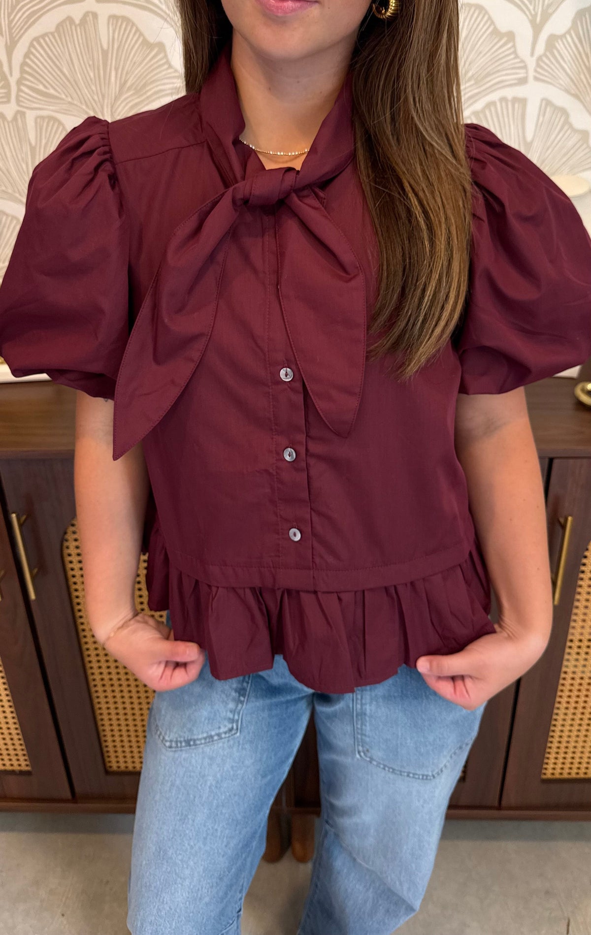 Burgundy Belle Top