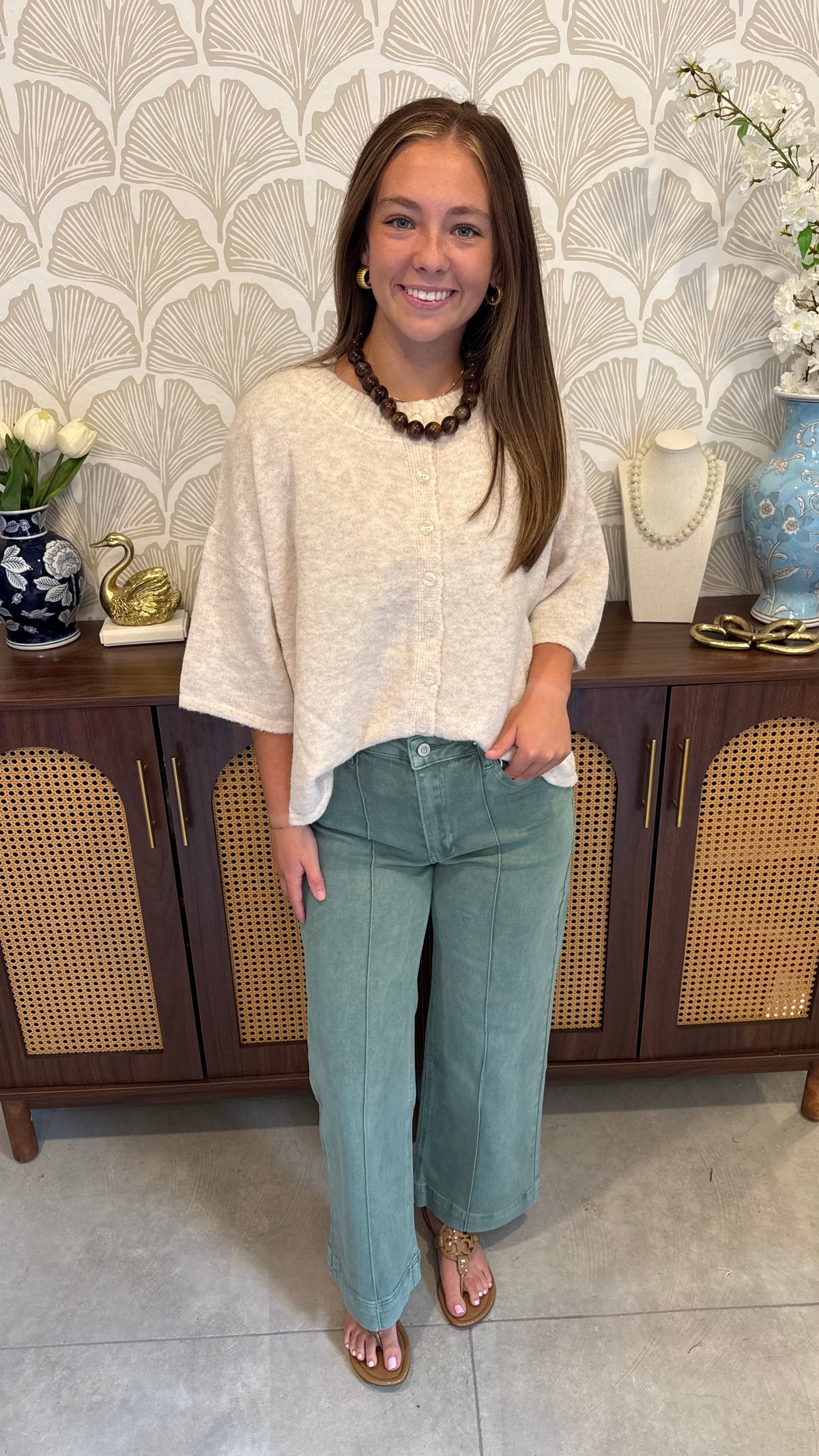 Olive Grove Jeans