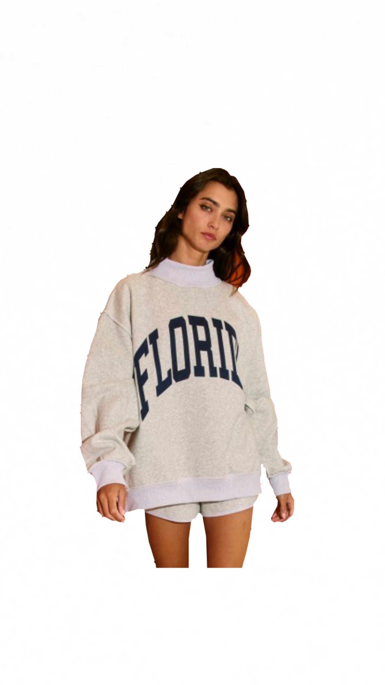 Florida Reversible Mock Neck Sweatshirt