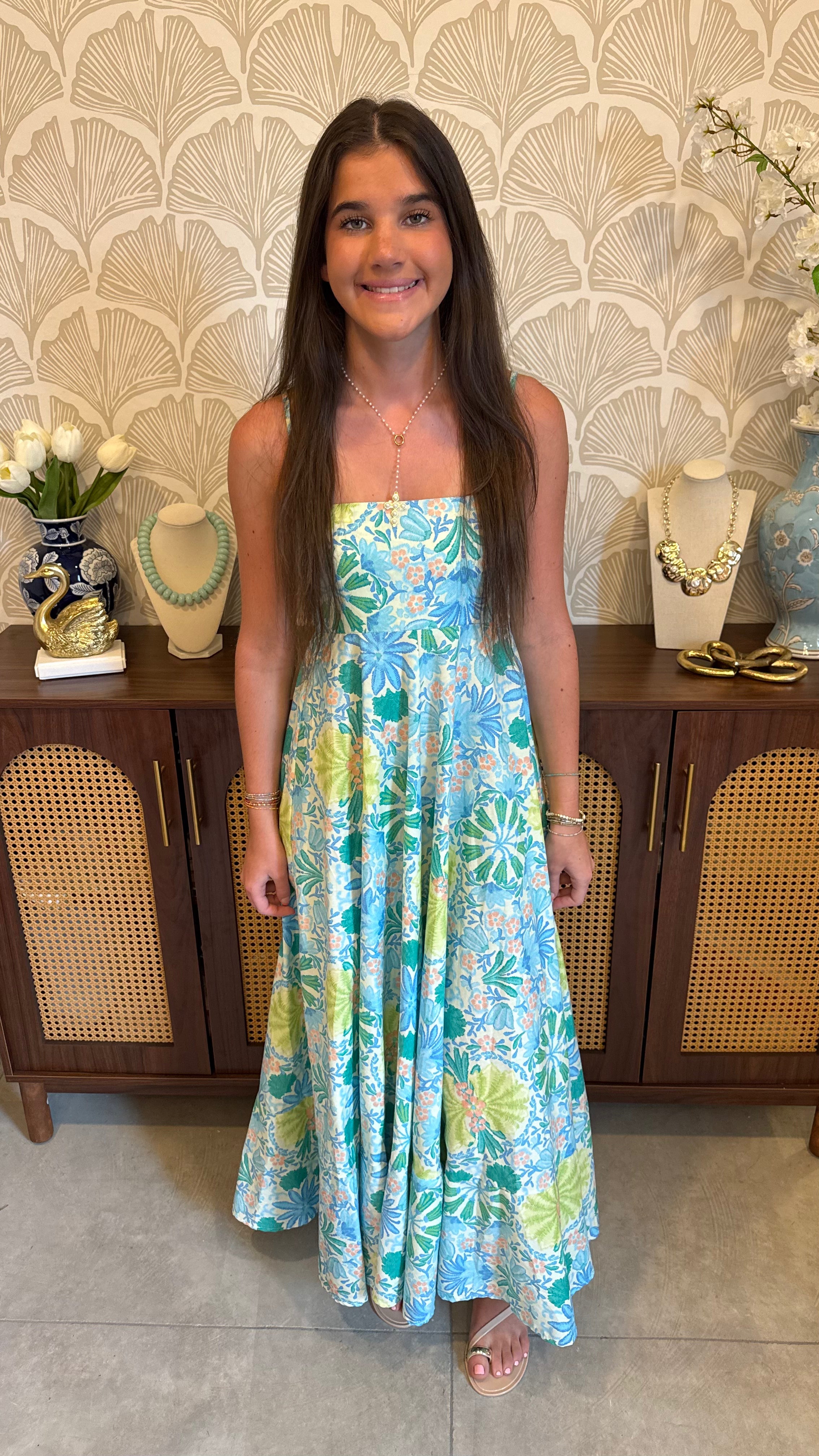 Palm Breeze Maxi Dress