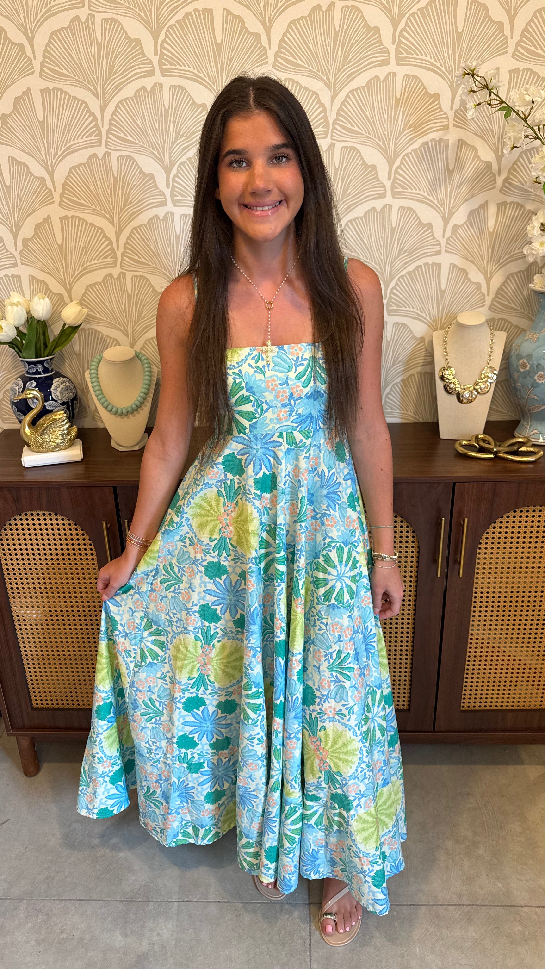 Palm Breeze Maxi Dress