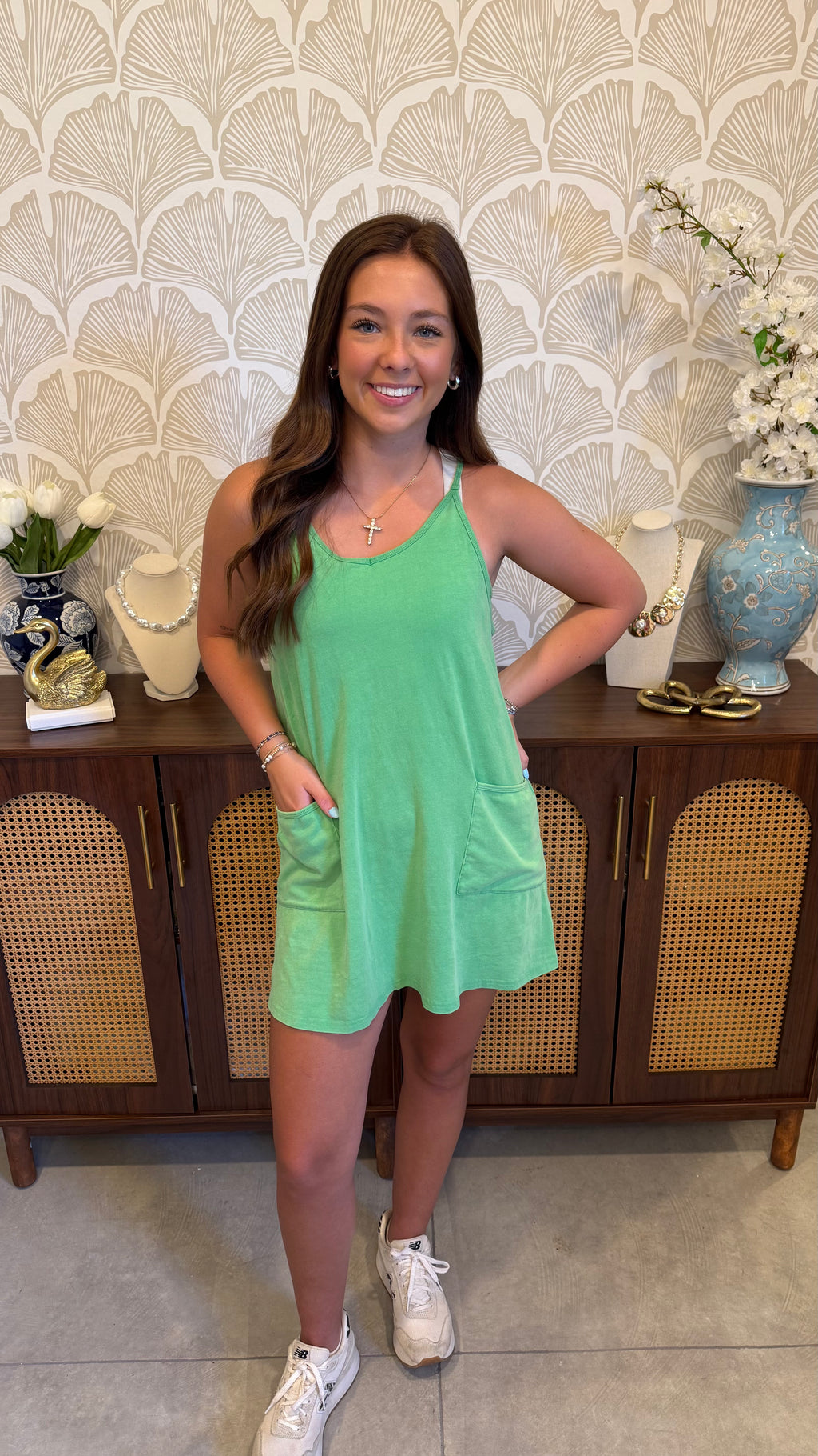 Green Pop Dress