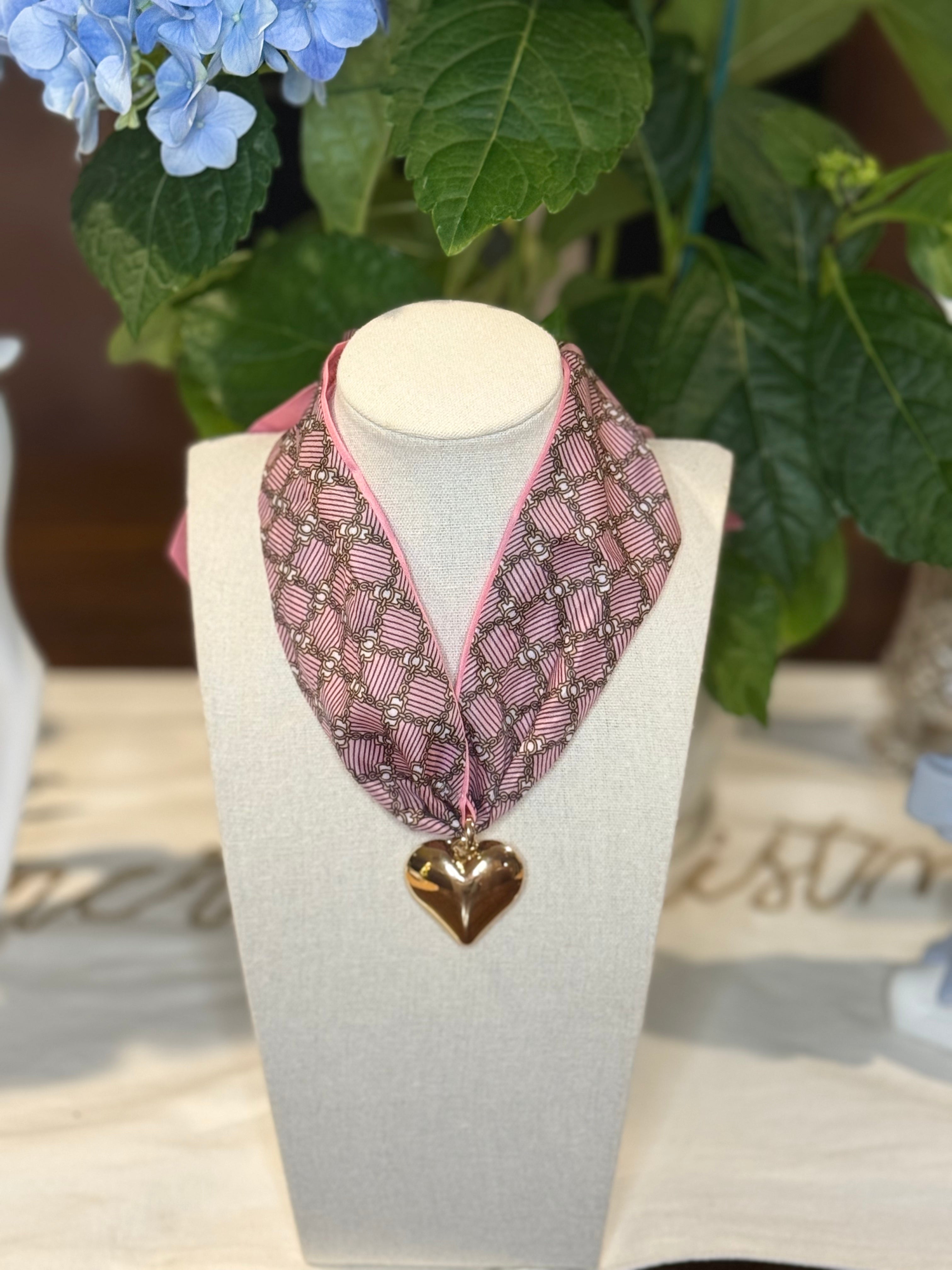 Be My Valentine Scarf Necklace