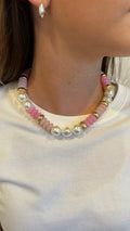Pink and Pearly Necklace