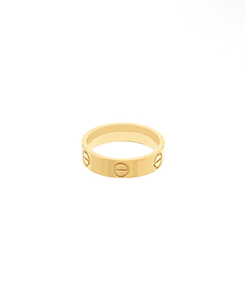 Gold Love Ring