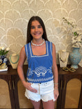 Bayside Blues Top