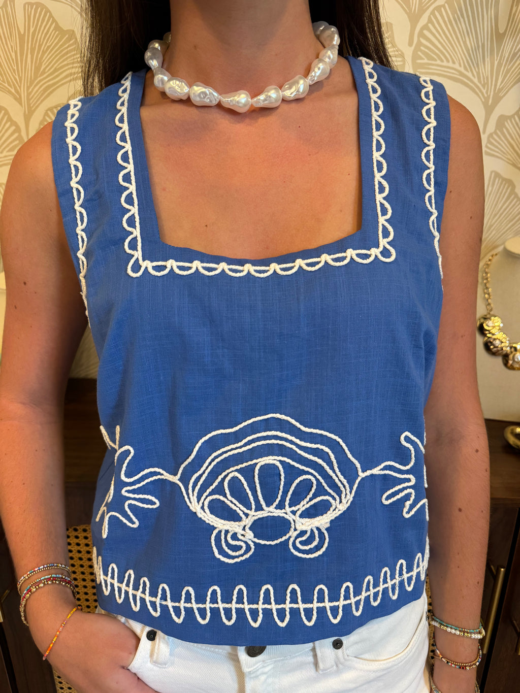 Bayside Blues Top