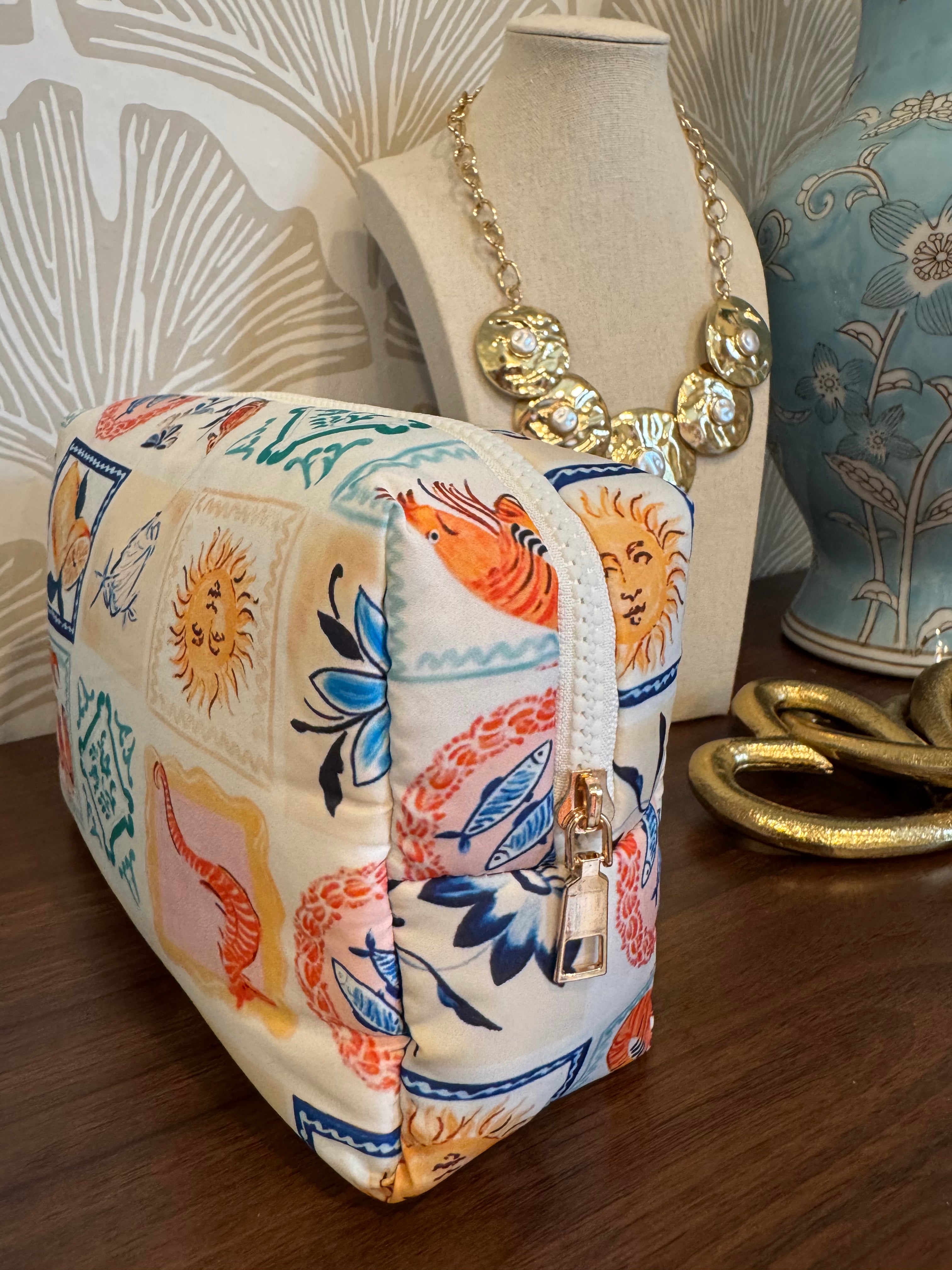 Amalfi Coast Cosmetic Bag