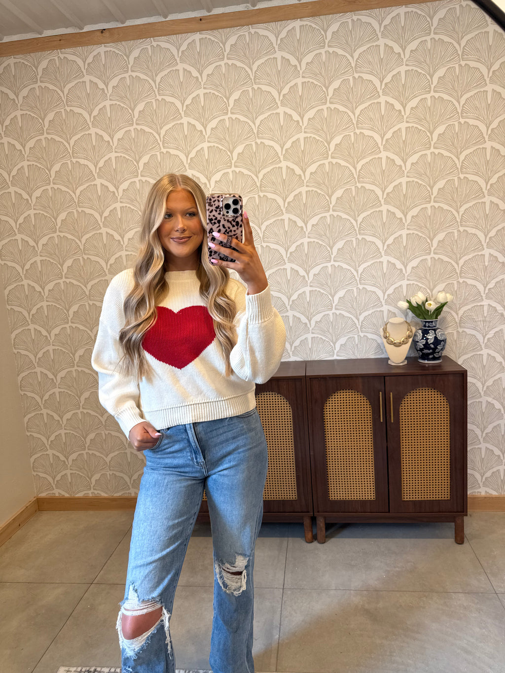 Queen of Hearts Sweater