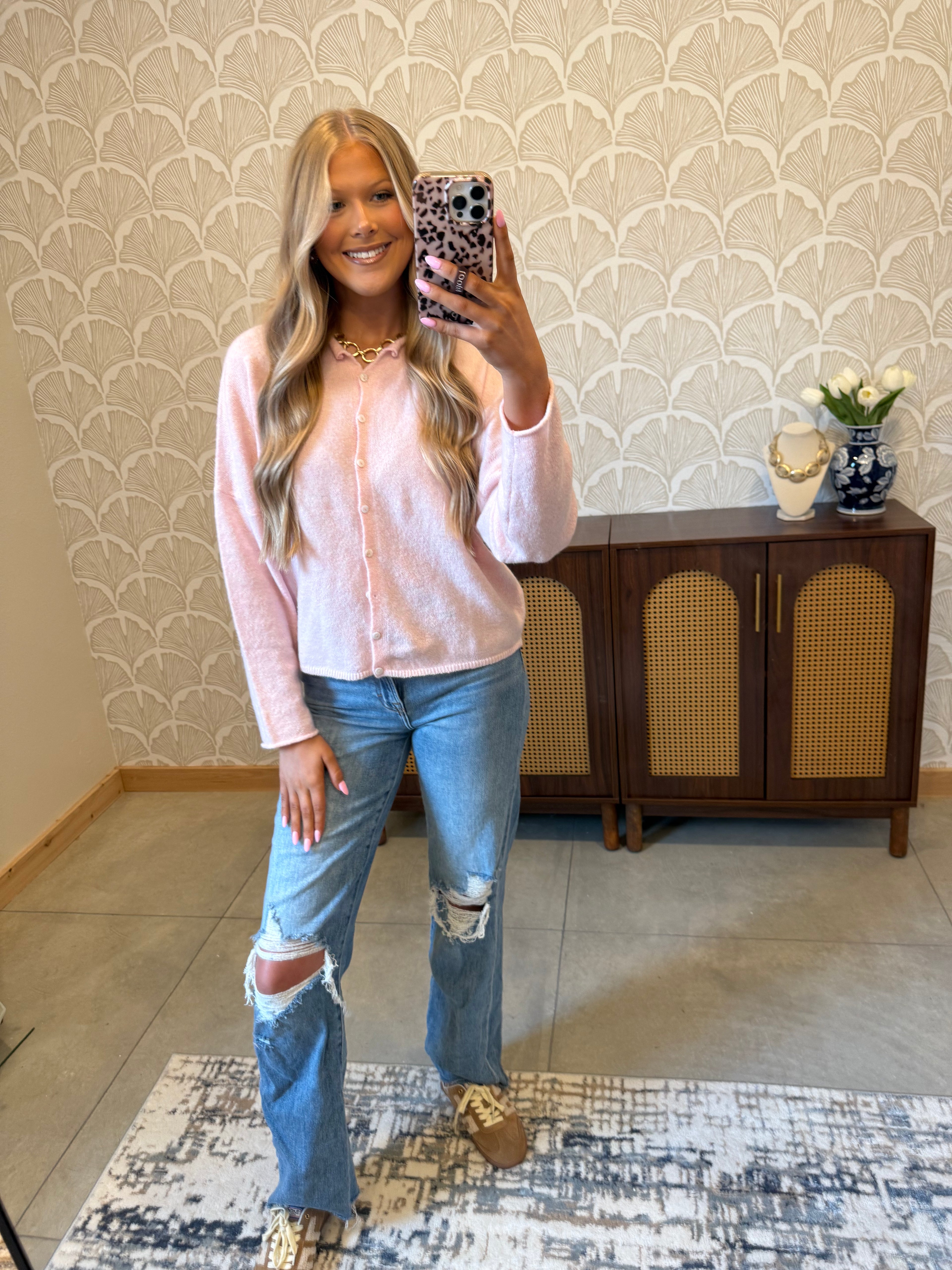 Pink Sweetheart Cardigan