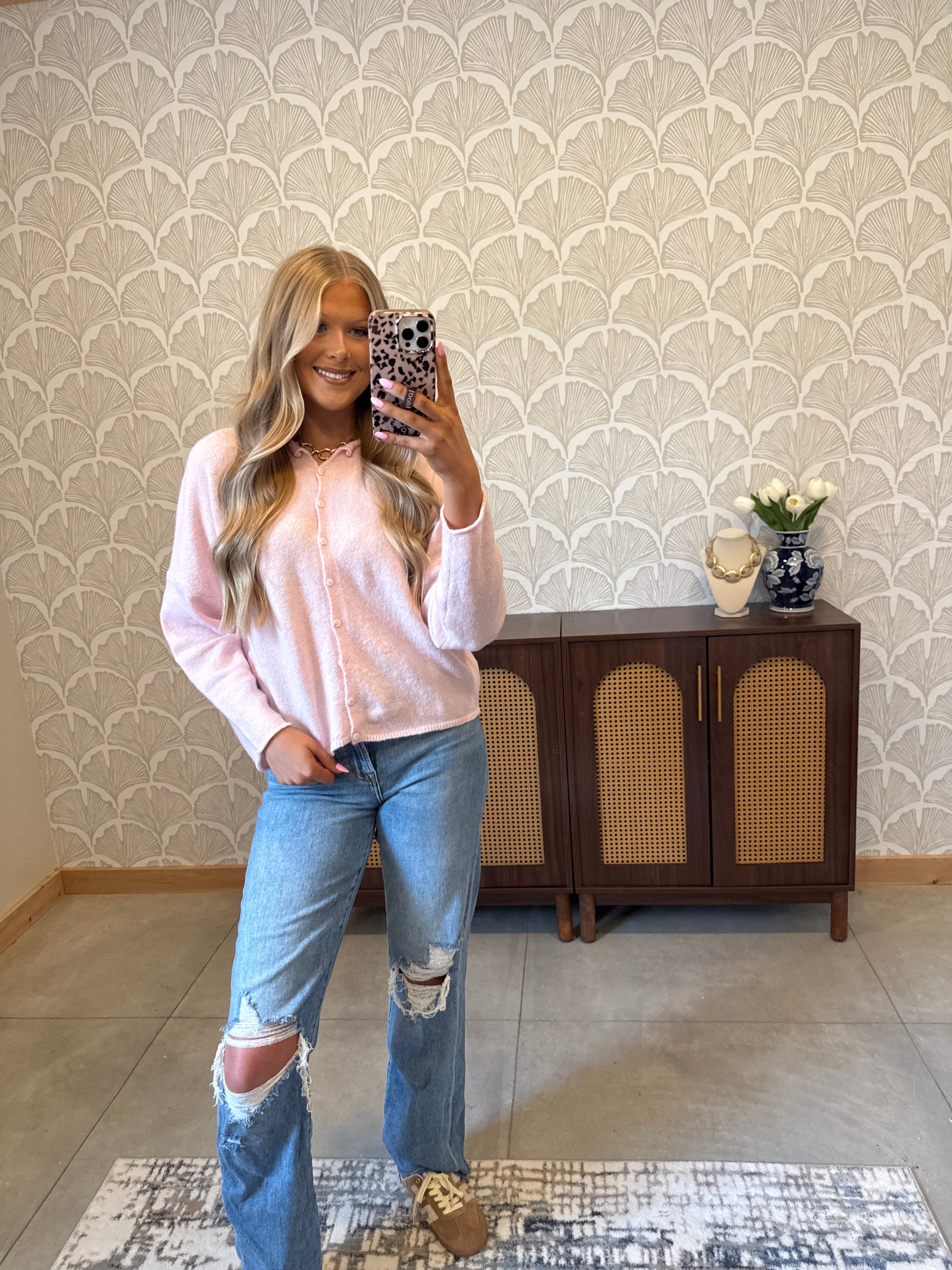 Pink Sweetheart Cardigan