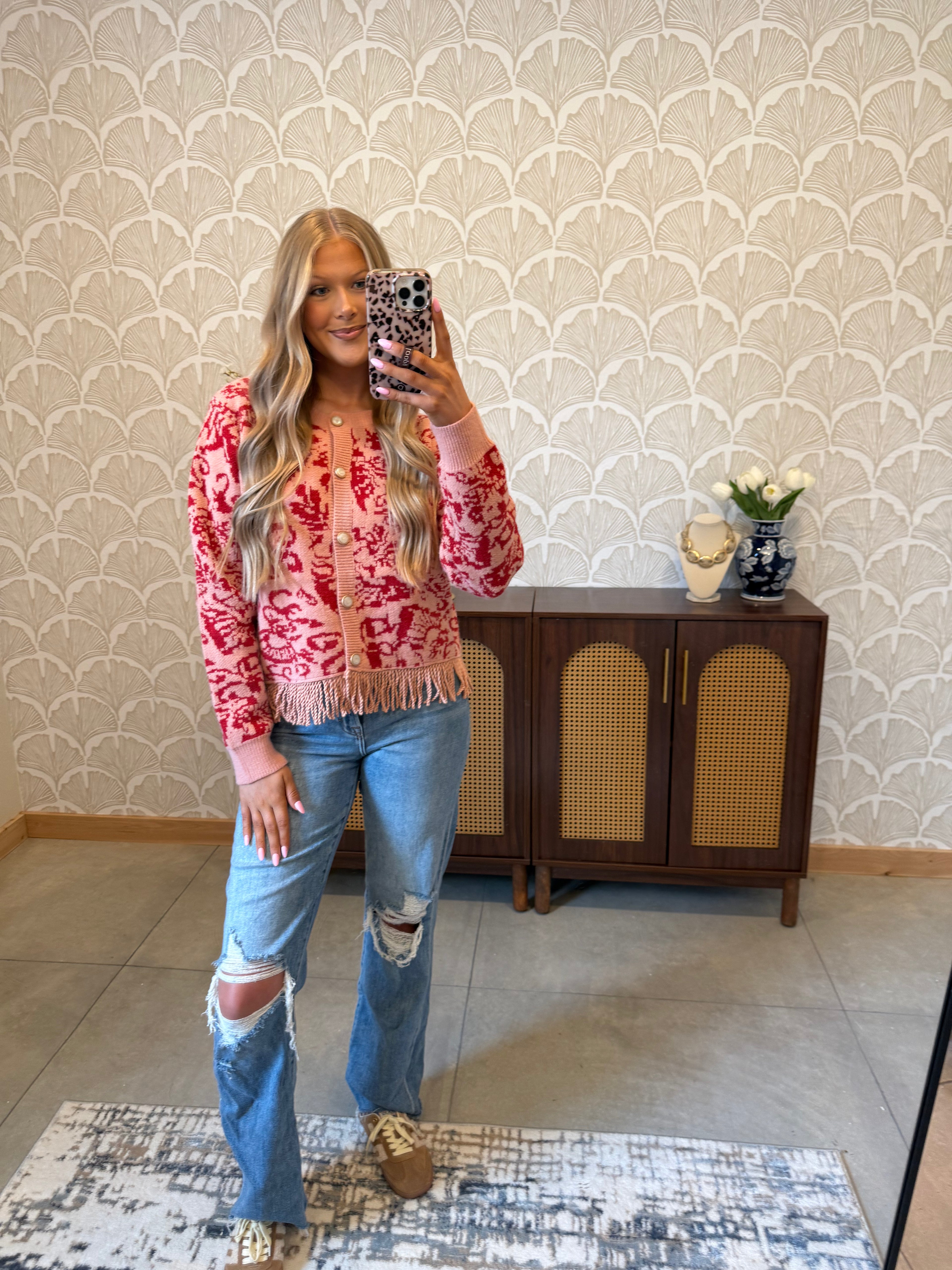 Full of Love Fringe Sweater