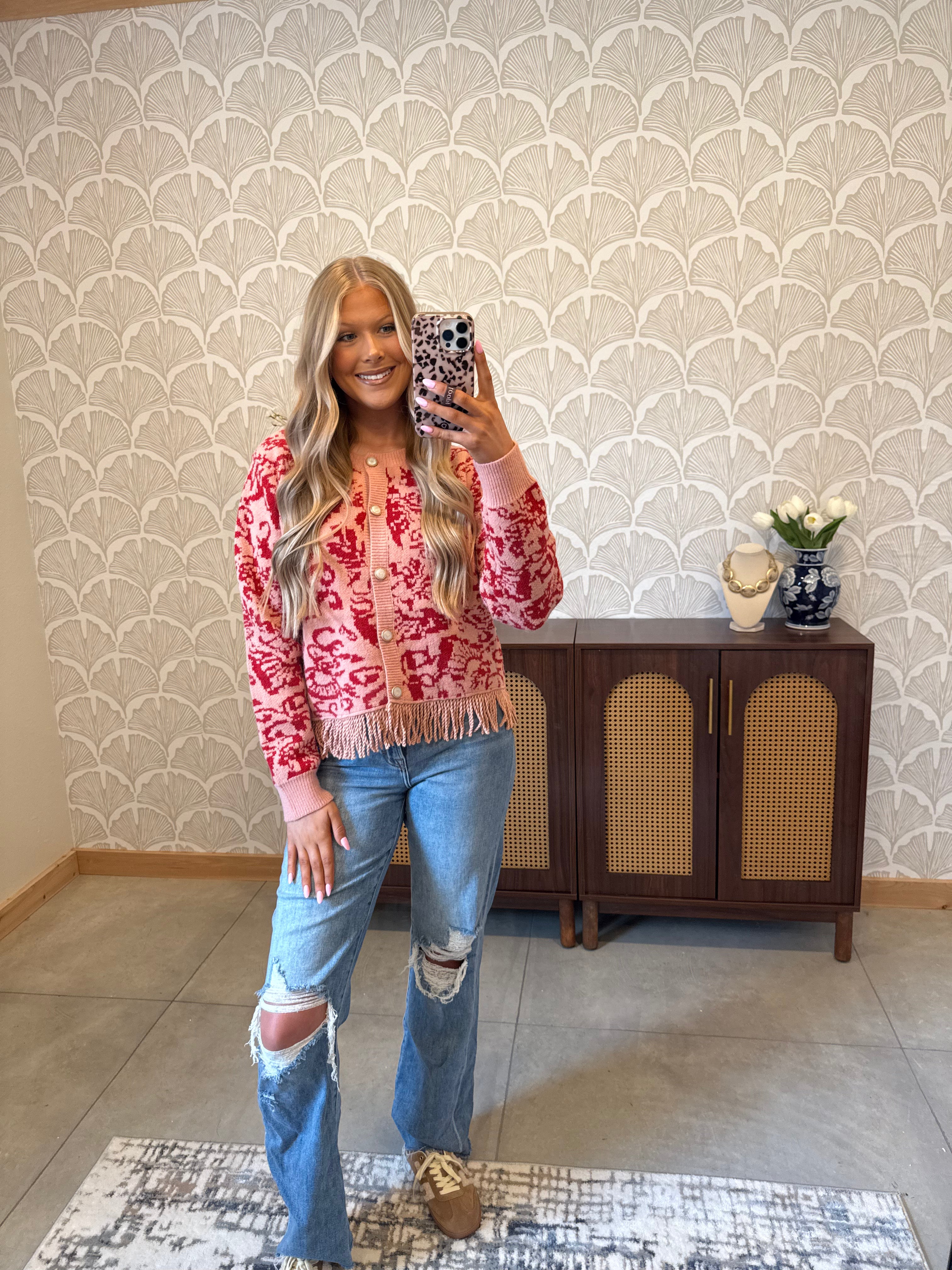 Full of Love Fringe Sweater