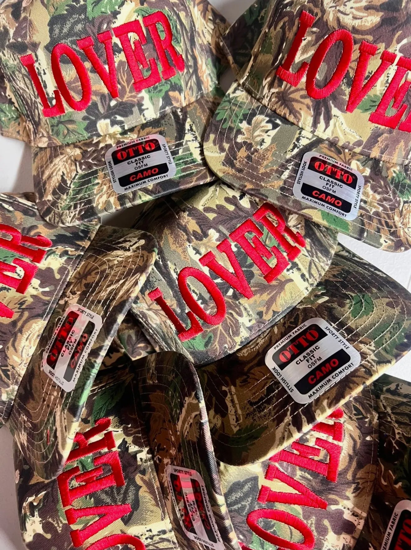 Red Lover Camo Hat