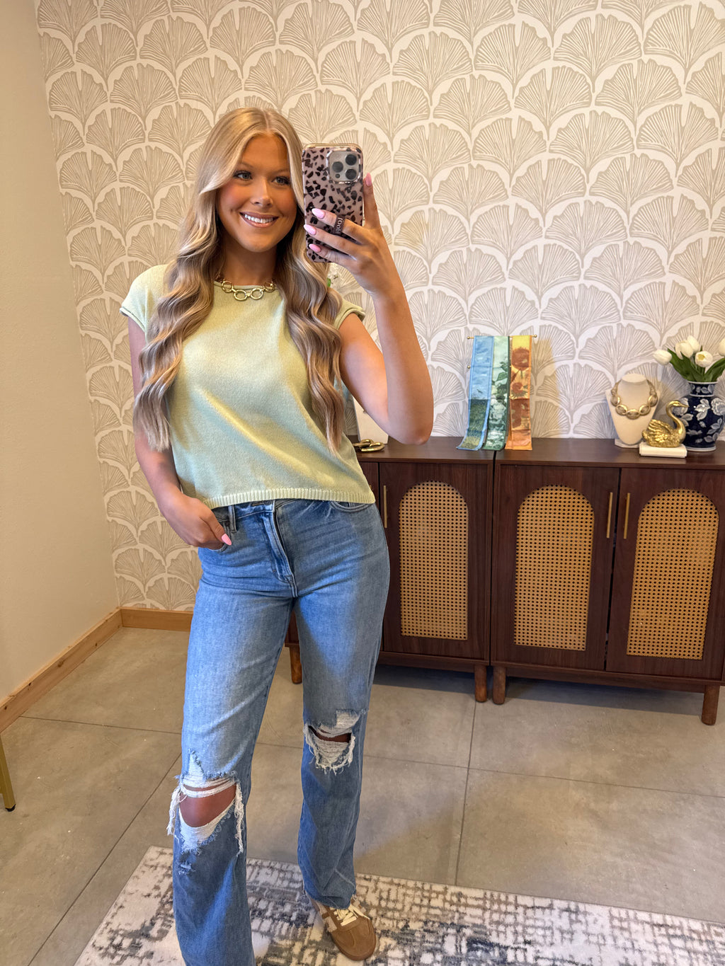Olivia Olive Top