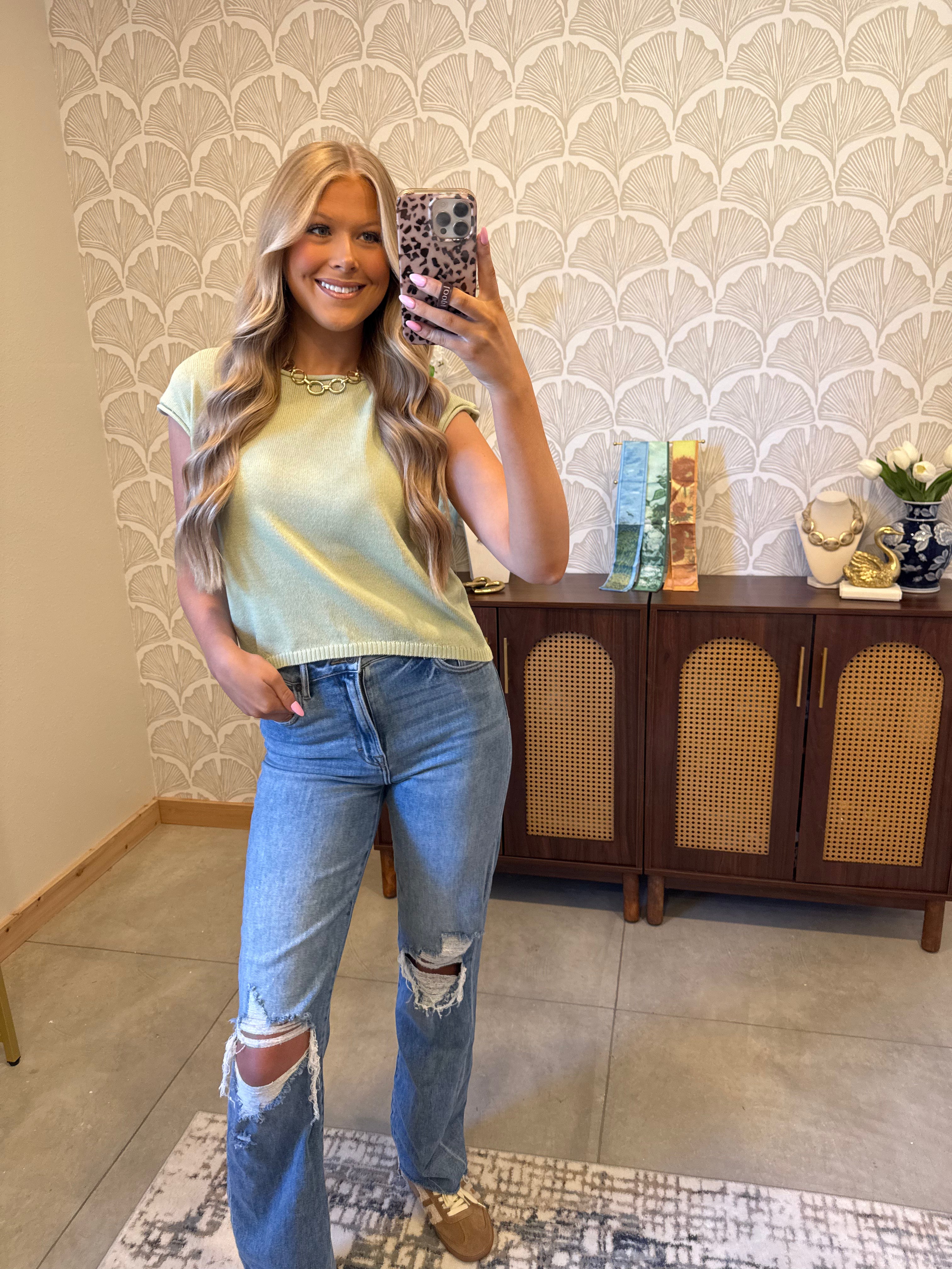 Olivia Olive Top