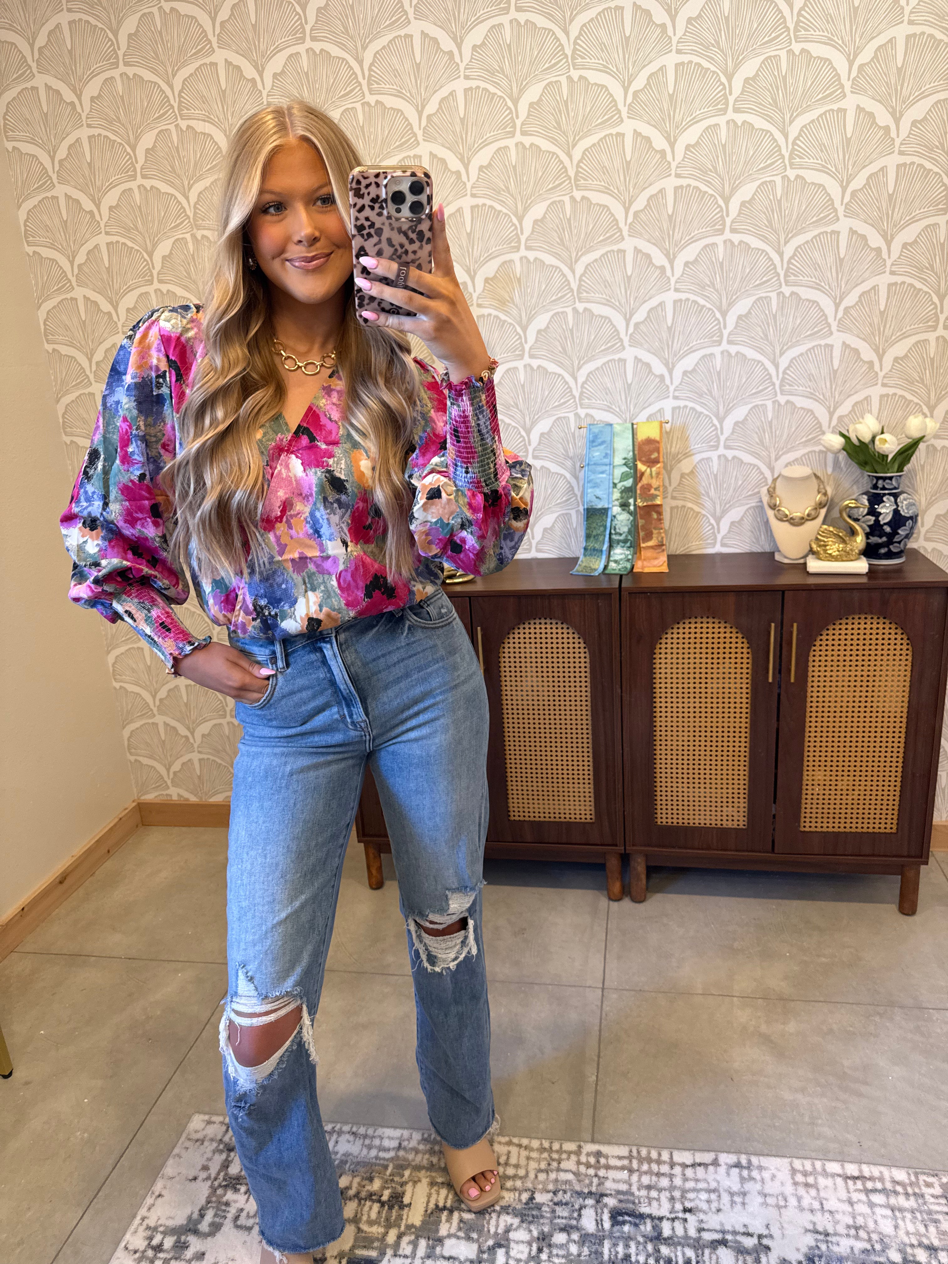 The Orchid Bodysuit Blouse