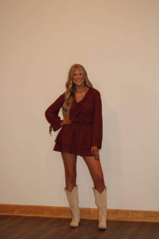 Cranberry Cocktail Dress