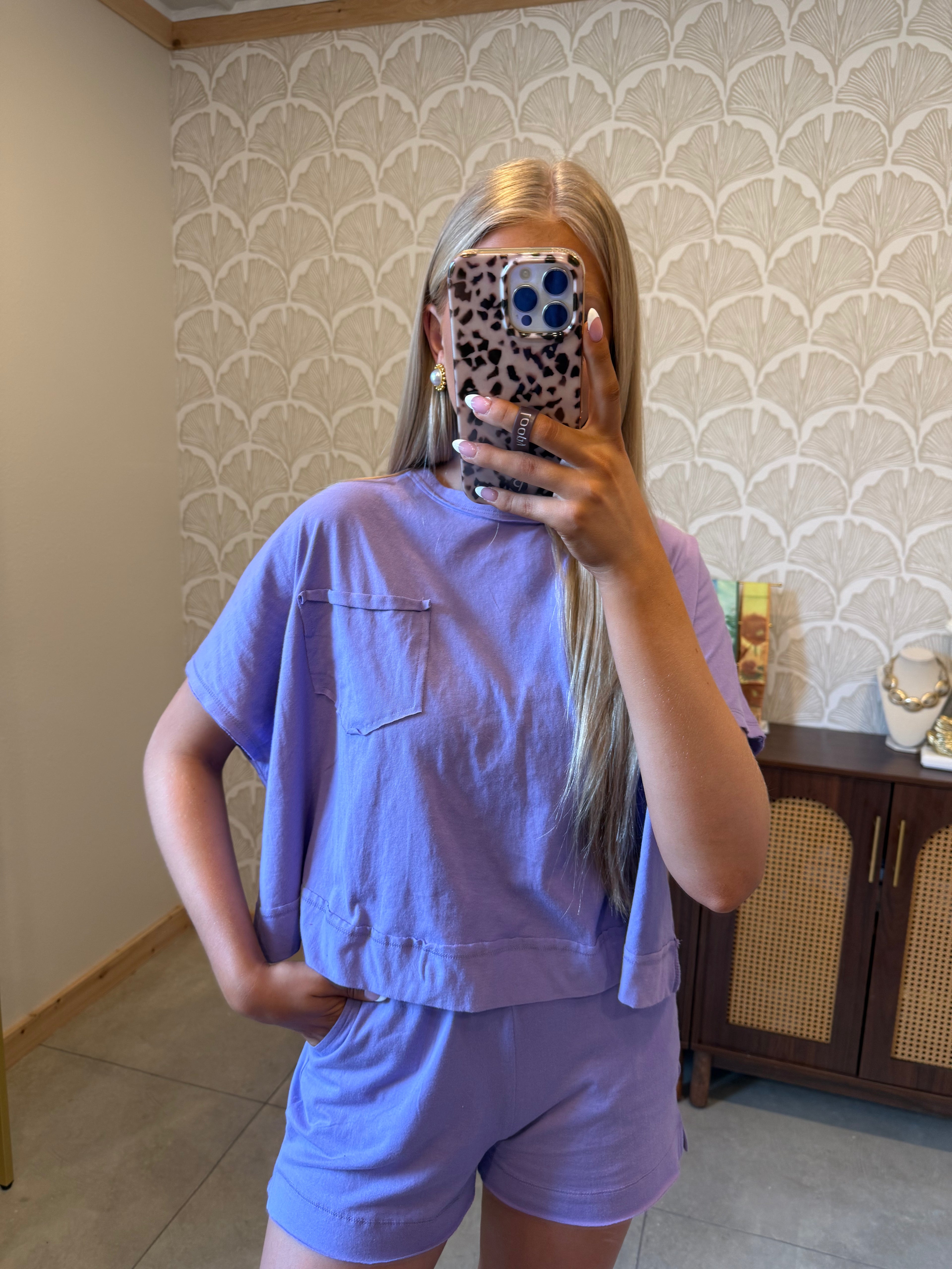 The Violet Top and Shorts Set