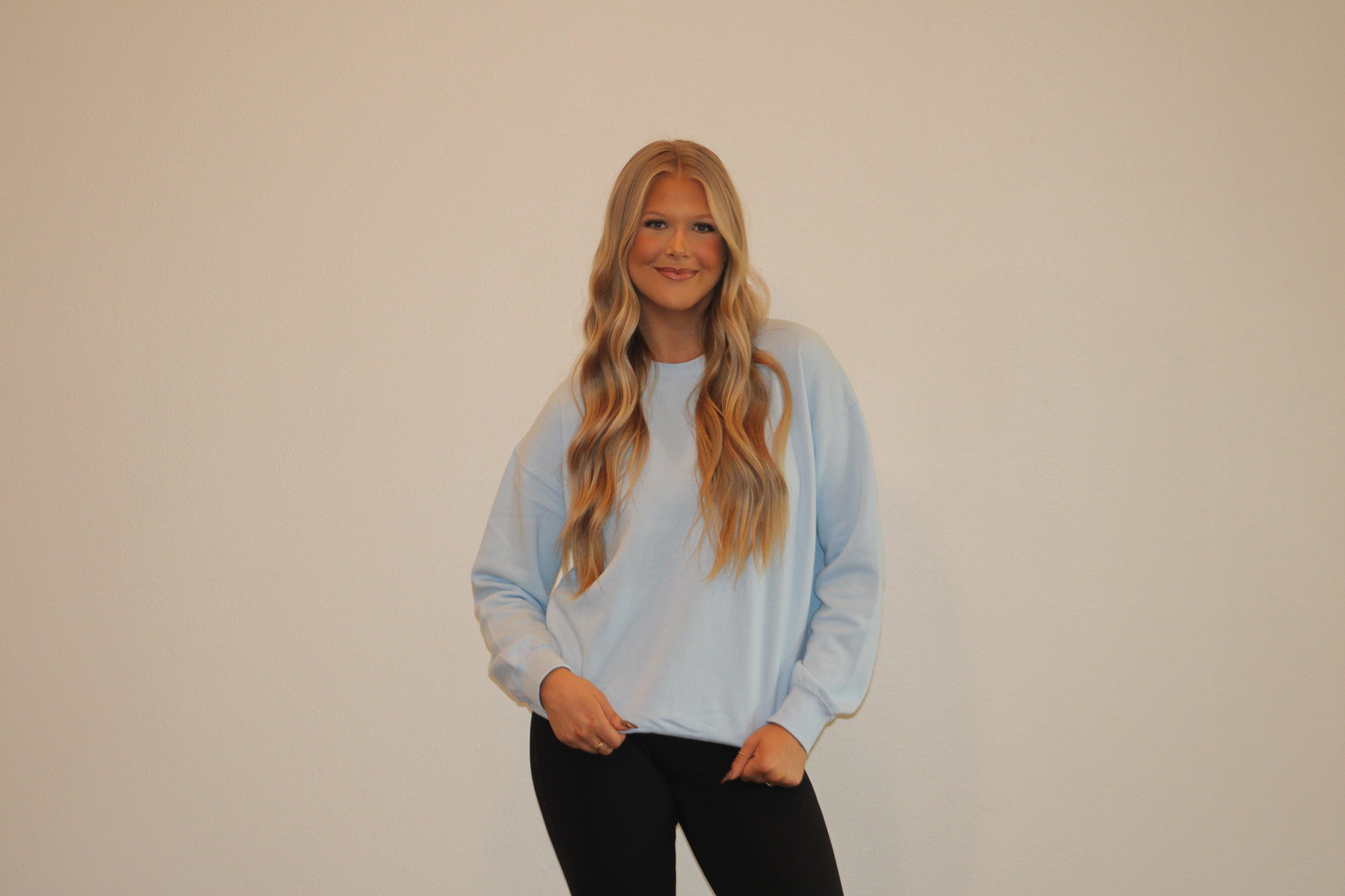 Palm Blue Sweatshirt