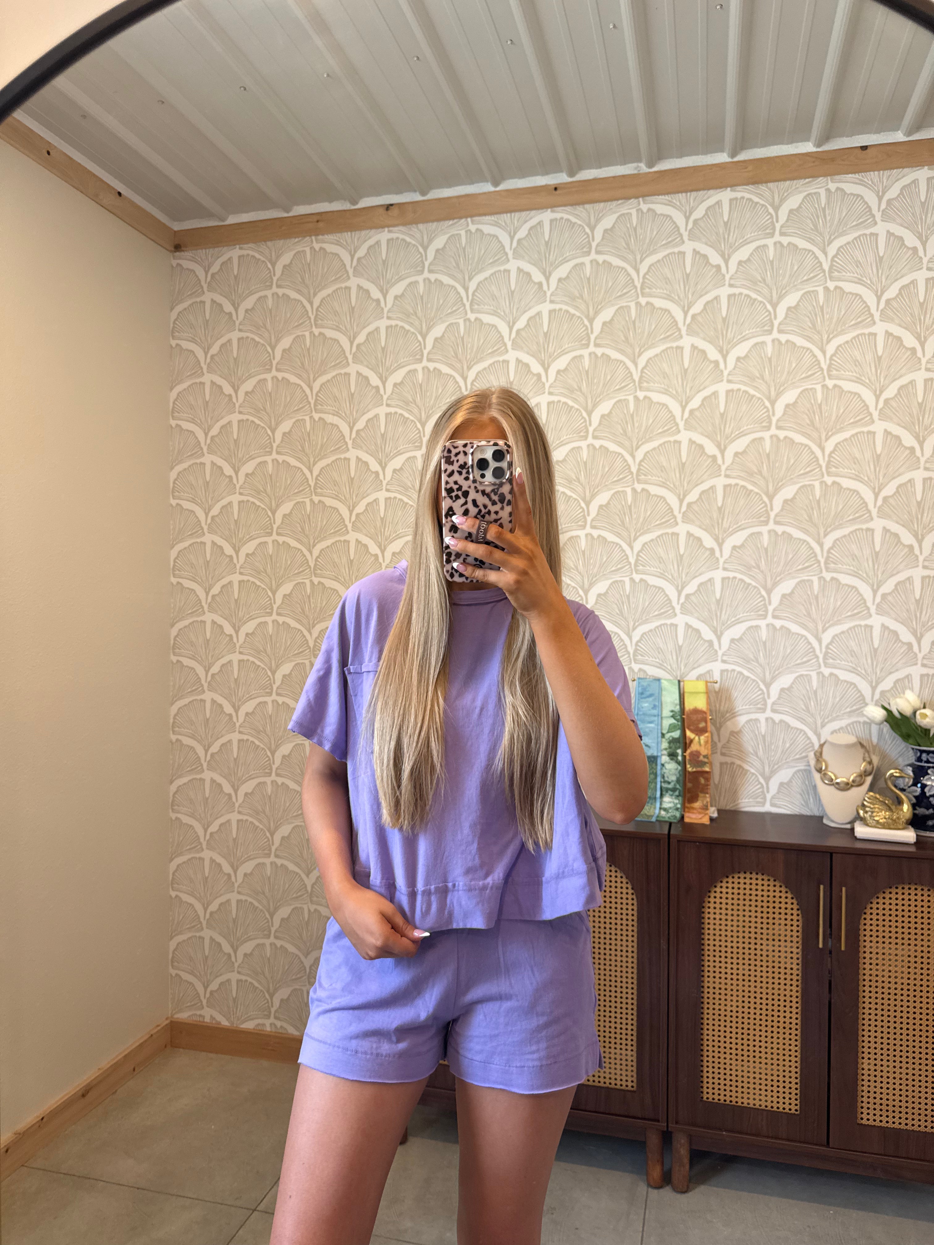 The Violet Top and Shorts Set