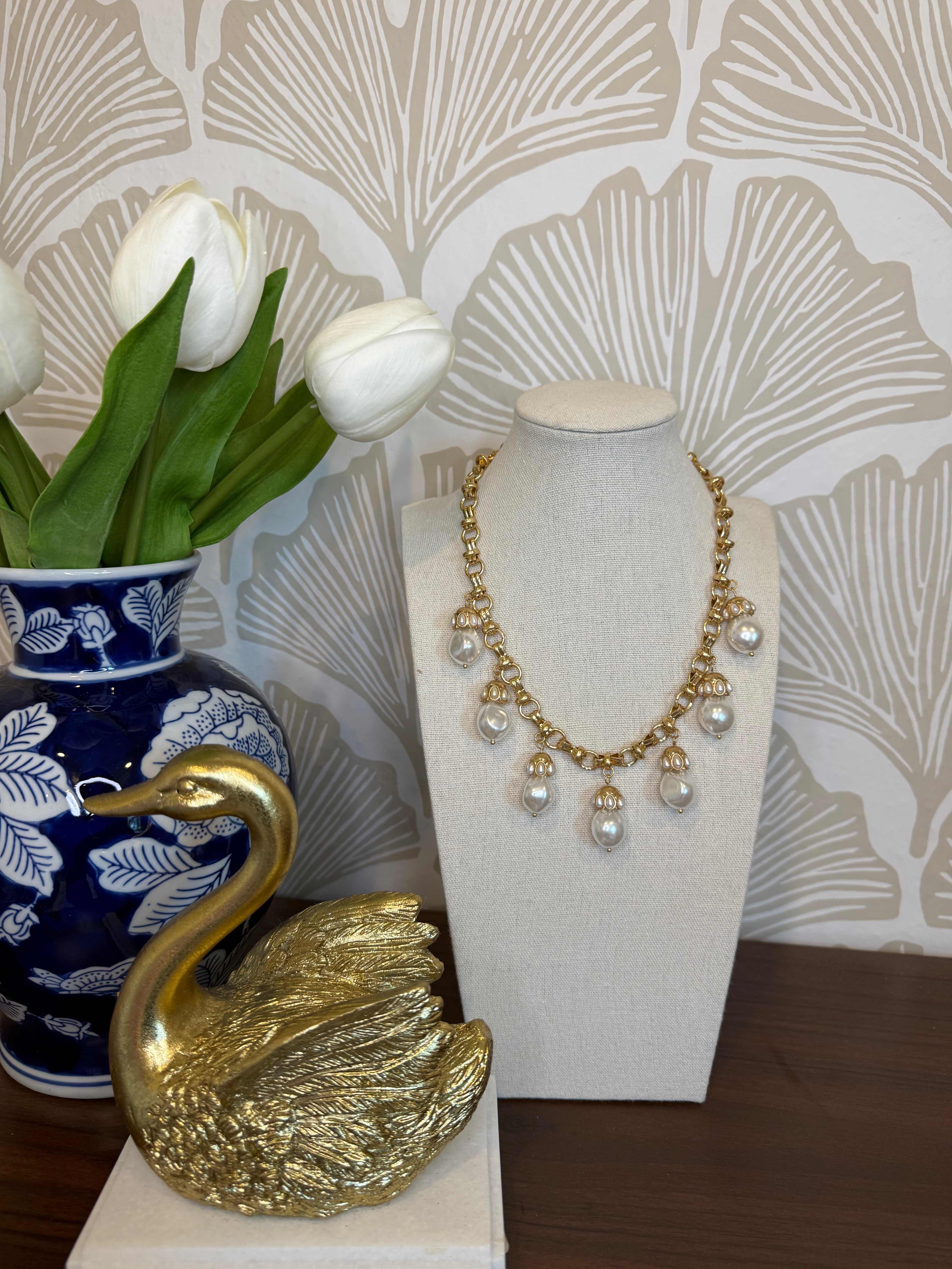 Embrace Pearl Necklace