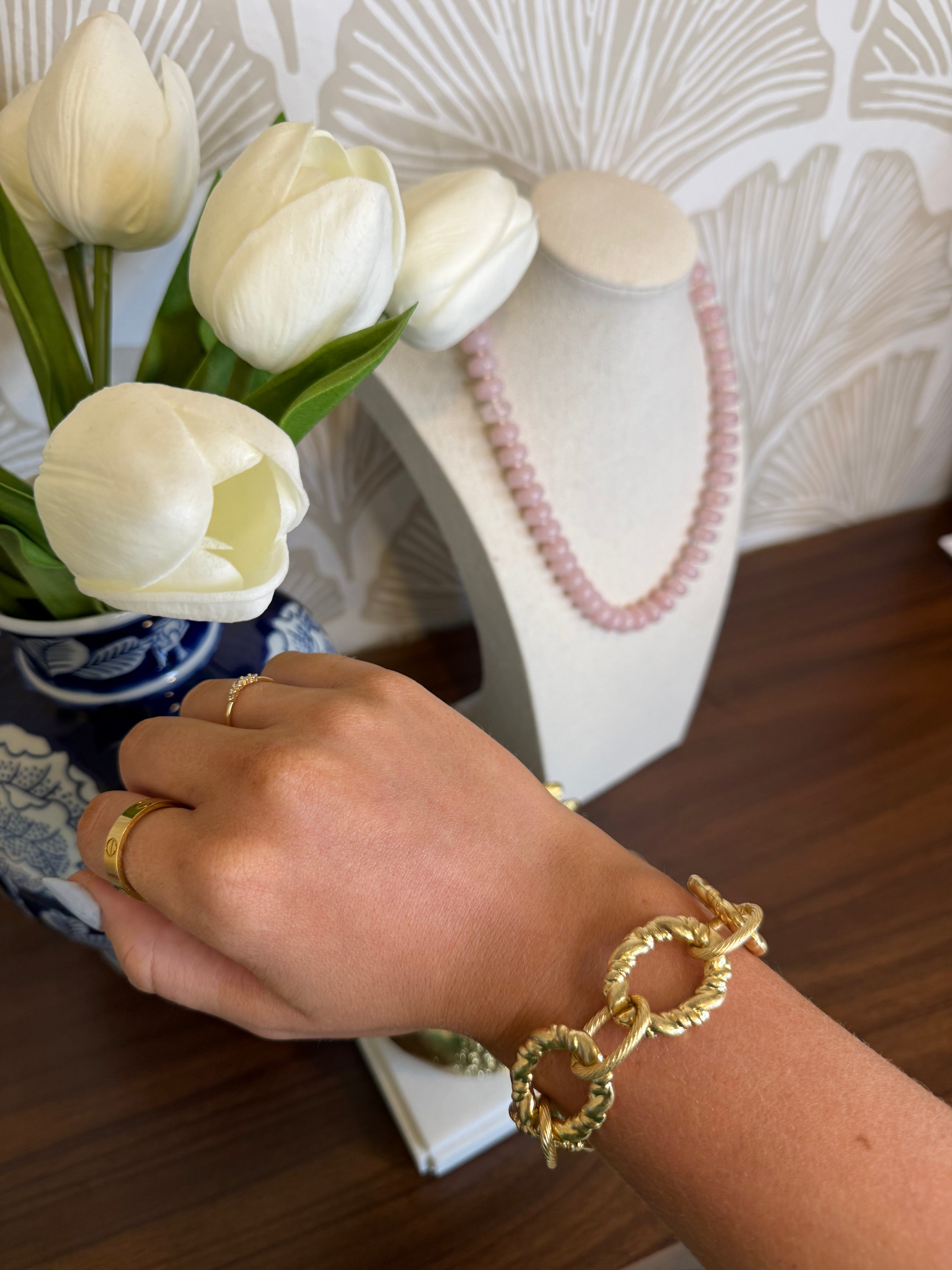 Twist Chunky Chain Bracelet