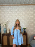 Blue Skies Eyelet Romper