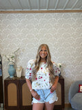 Floral Dreams Eyelet Top