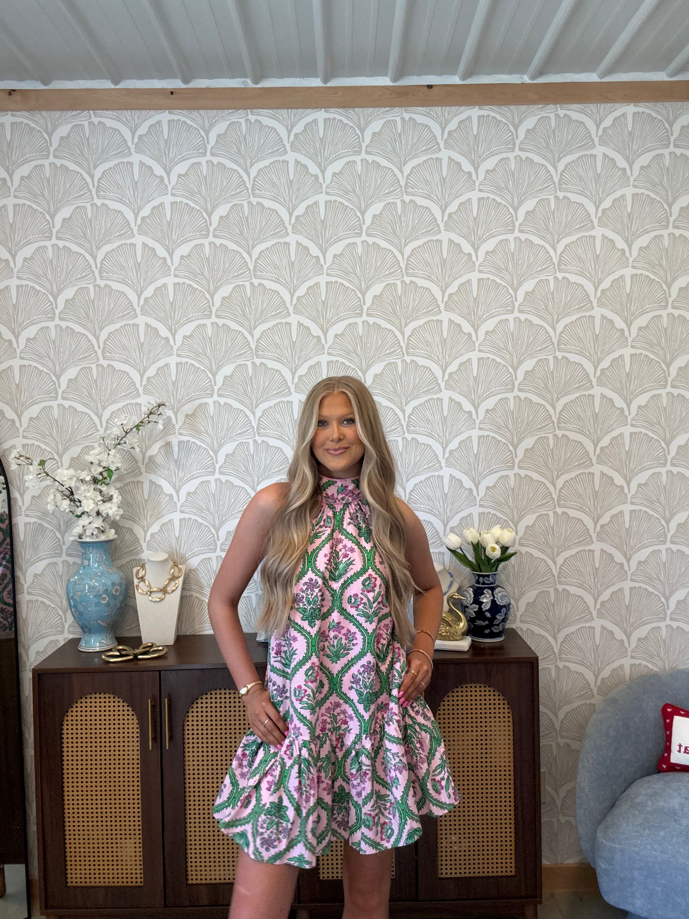 Botanical Bow Dress