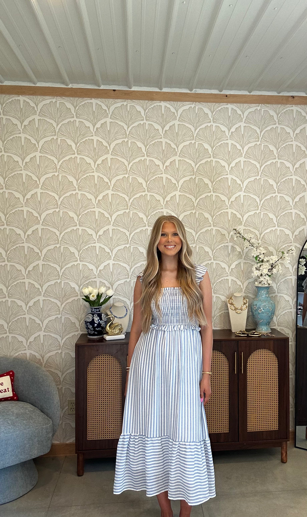 Sutton Striped Dress