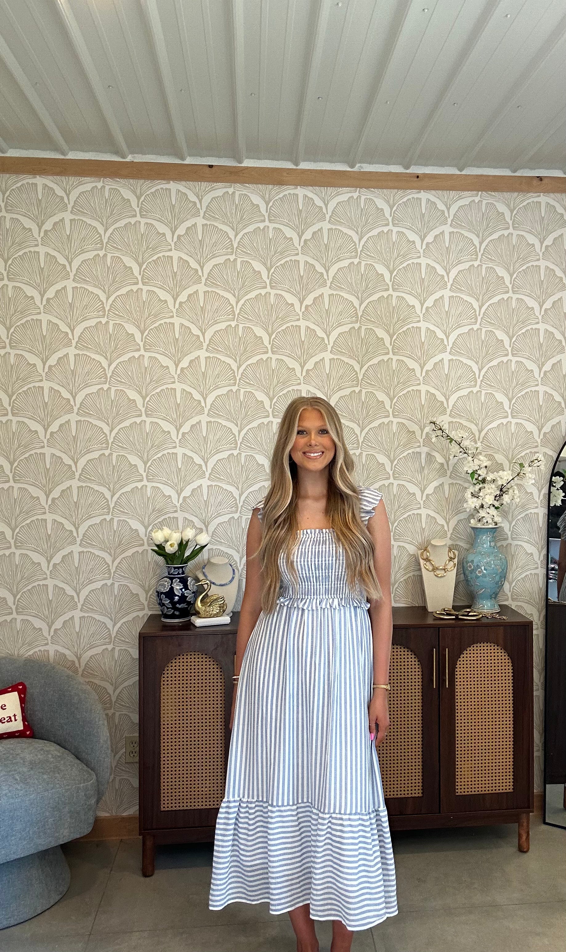 Sutton Striped Dress