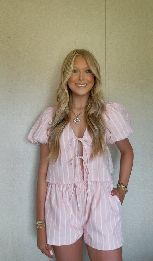 Pink Stripes Set