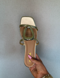 Gold Buckle Sandals