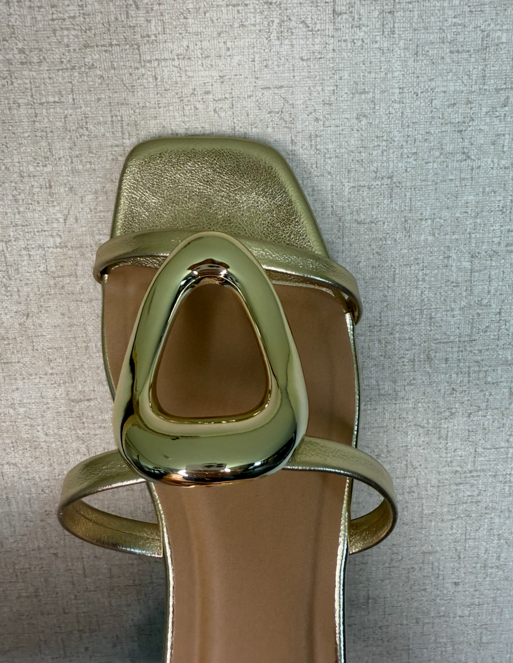 Gold Buckle Sandals