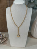 Adjustable Chain Heart Necklace
