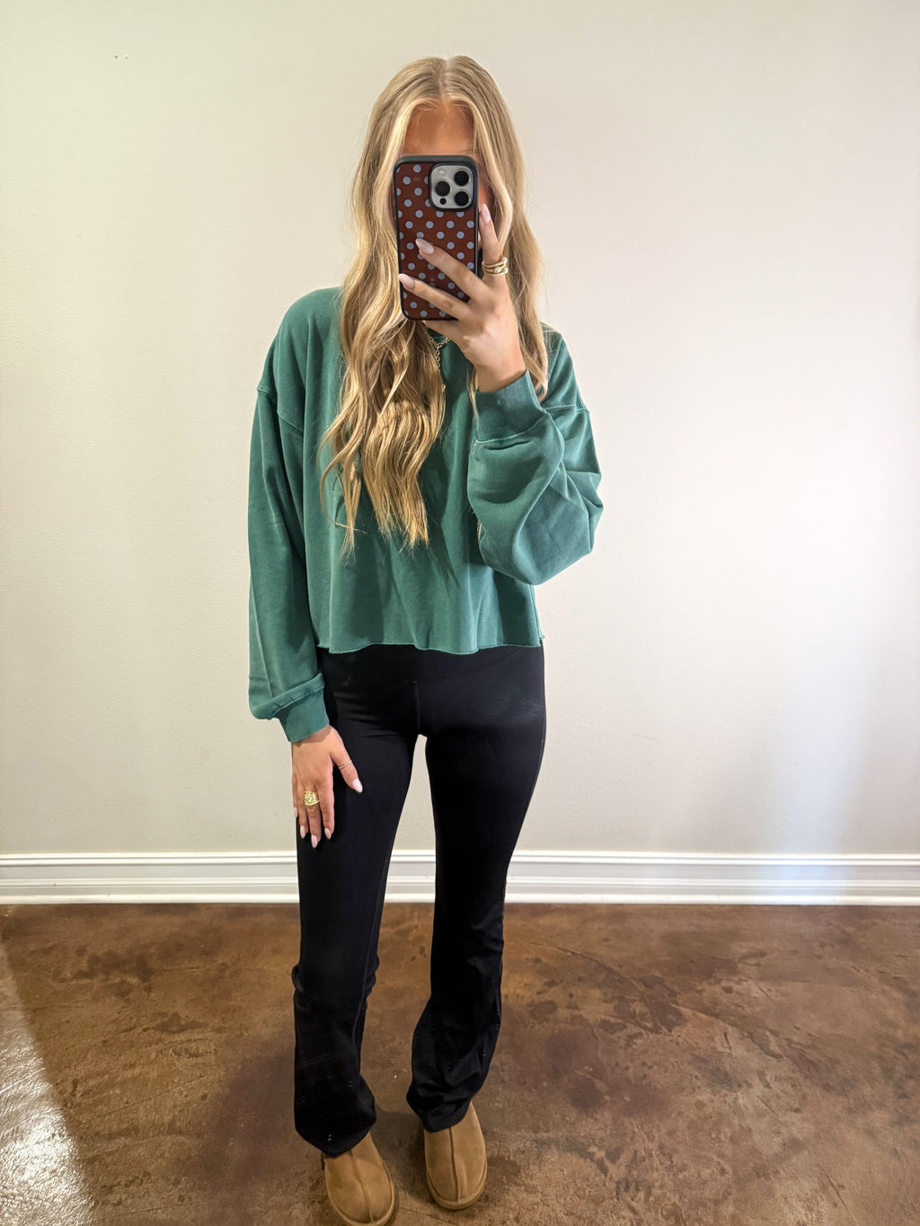 Harley Hemmed Pullover (Green)