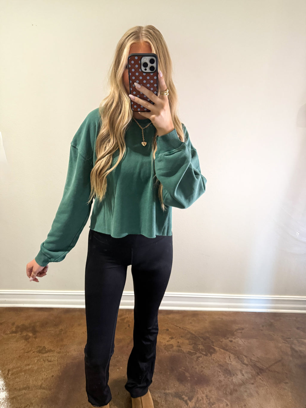 Harley Hemmed Pullover (Green)