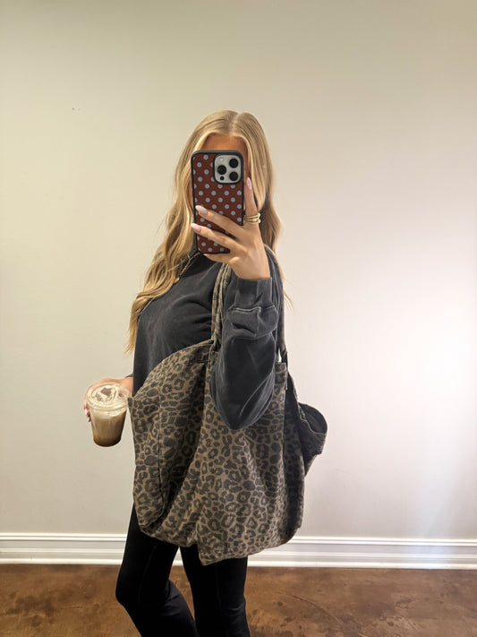 Cheetah Toe Bag