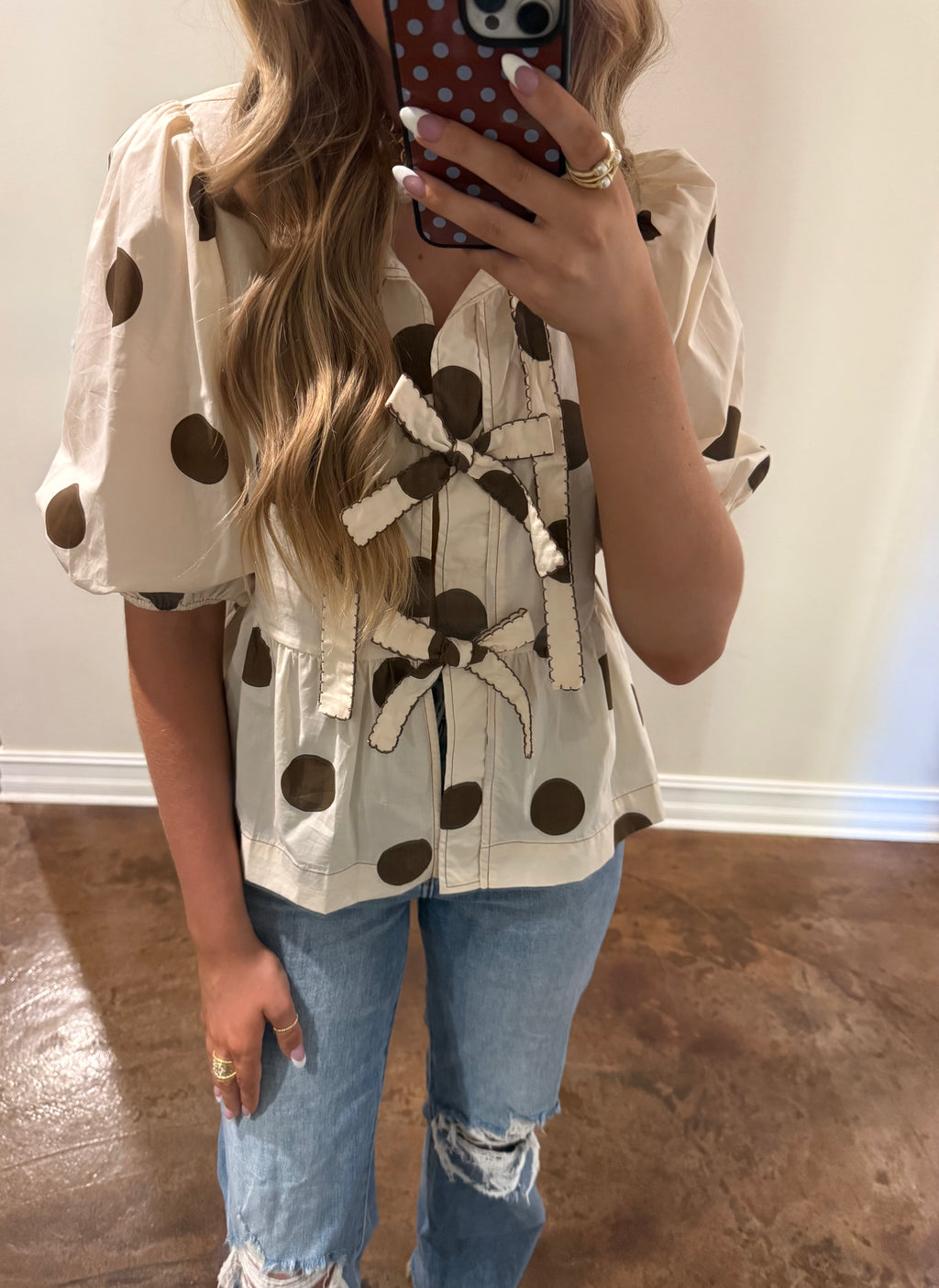Polka Dot Blouse