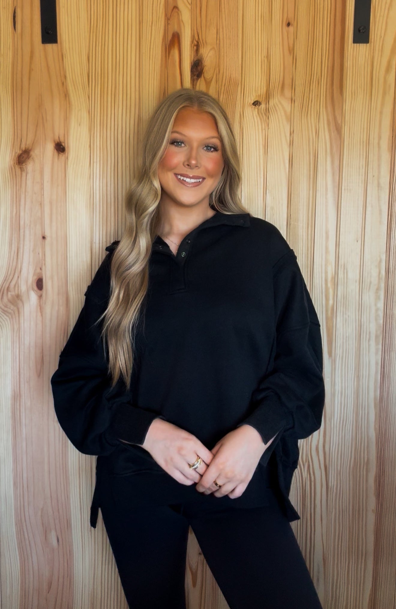 Paloma Quarter-Button Pullover